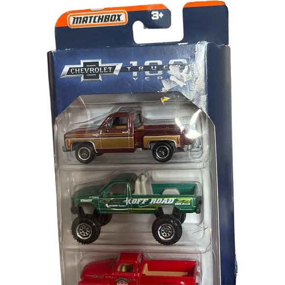 Matchbox 100 Year Anniversary Chevrolet Trucks 5-Pack, 1:64 Scale - Picture 2 of 5